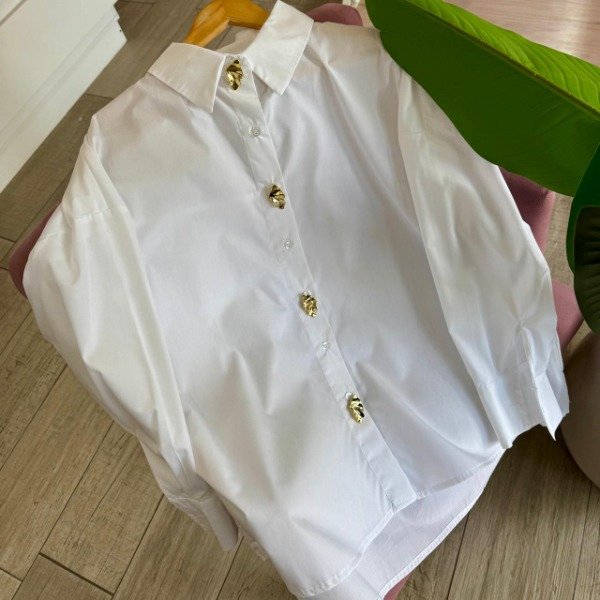 Producto - Camisa de poplin con prendedor rombo 7722 - 3