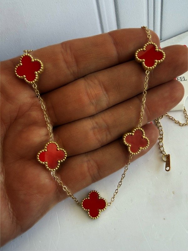 Producto - Collar Vancleef Rojo Gold