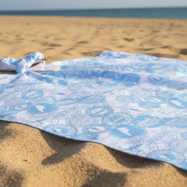 Producto - Lona playera cuadrada de secado rapido con mochila y 4 estacas - 4