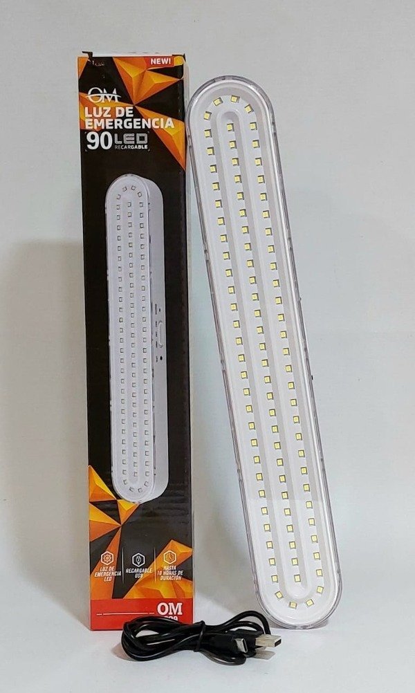 Producto - LUZ DE EMERGENCIA 90LEDS