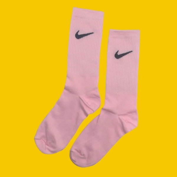 Producto - Medias-Media Caña "Nike Rosa Logo Negro"