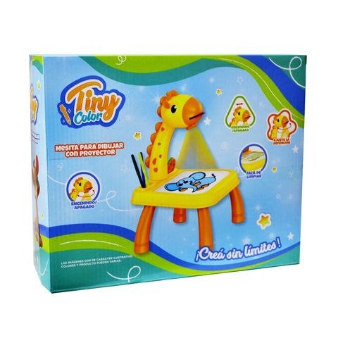 Producto - MESA PARA DIBUJAR CON PROYECTOR UNICORNIO TINY EN CAJA 29X24X9CM