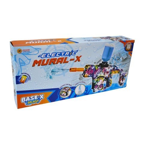 Producto - PISTOLA LANZA AGUA MURAL A BATERIA EN CAJA 37X17X6CM BASE-X