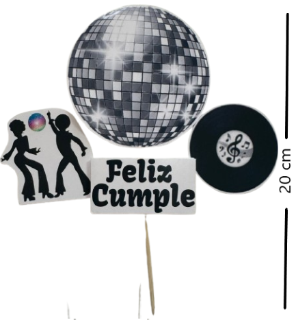 Producto - Set Toppers Disco x 1