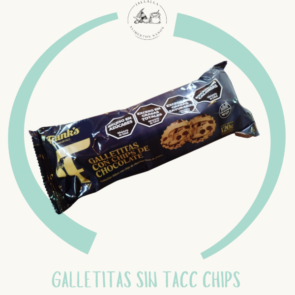 Producto - Galletitas Frank sin gluten Chips Choco x 120 gr - 0