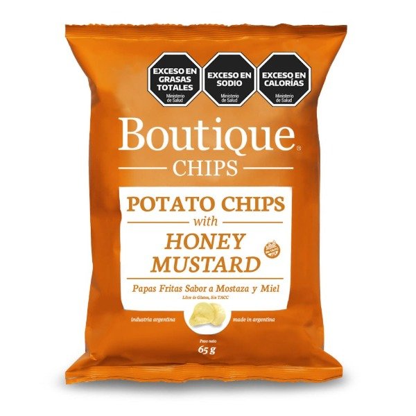Producto - Papas Fritas Honey mustard 65 gr SIN TACC BOUTIQUE CHIPS