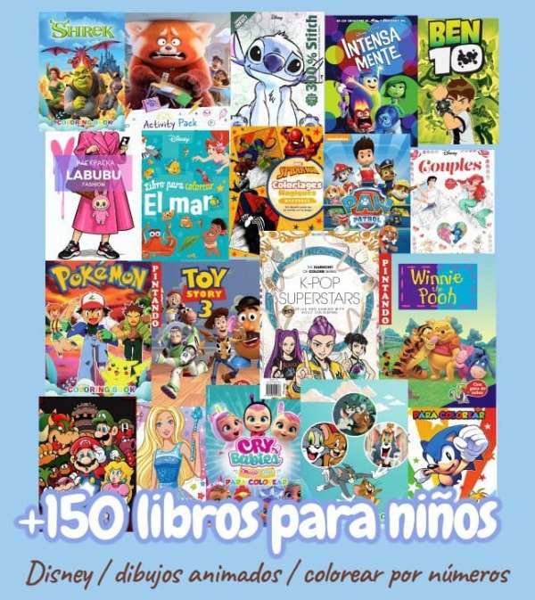 Producto - Pack +150 libros para niños - 0