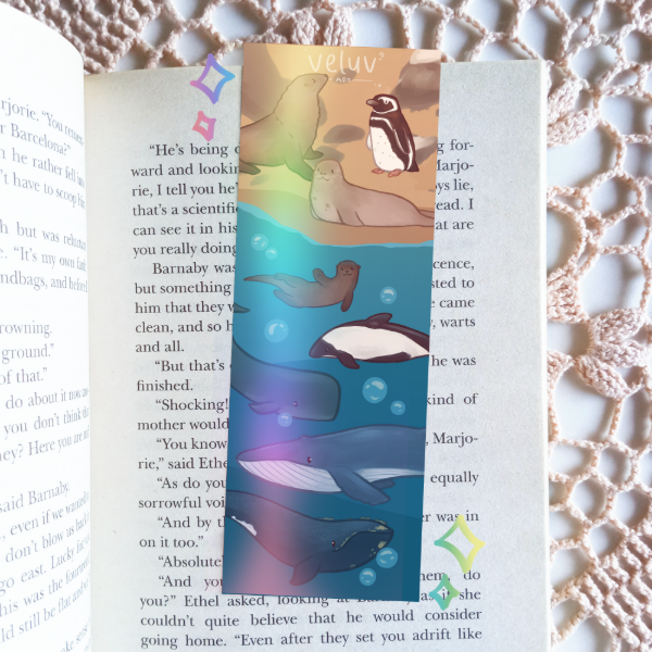 Producto - fauna marina - señalador holográfico