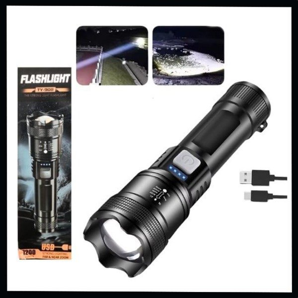 Producto - LINTERNA TACTICA TY-908