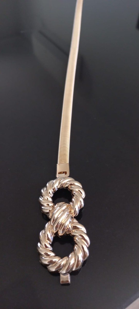Producto - Cinturón dorado elastizado Amalfi
