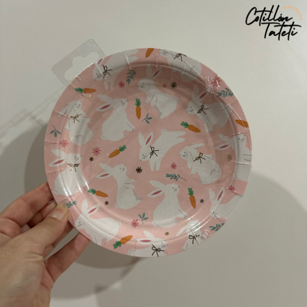 Producto - PLATO CONEJITOS - 6 UNIDADES