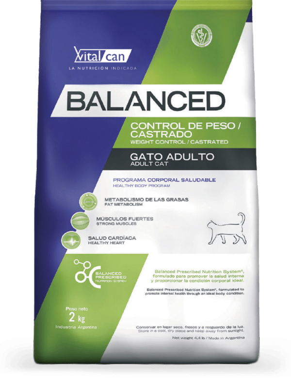 Producto - Balanced Gato Castrado 7,5 kg