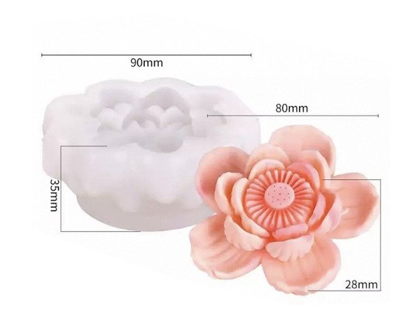 Producto - Molde Flor de loto 22F8