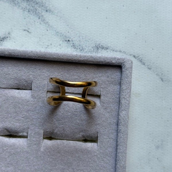 Producto - Anillo doble línea T18