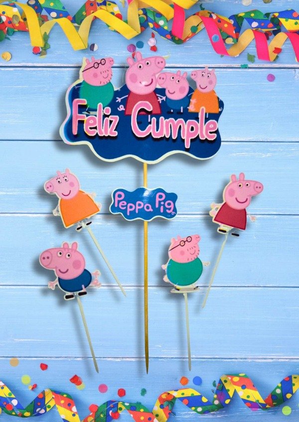 Producto - Toppers-Pepa pig