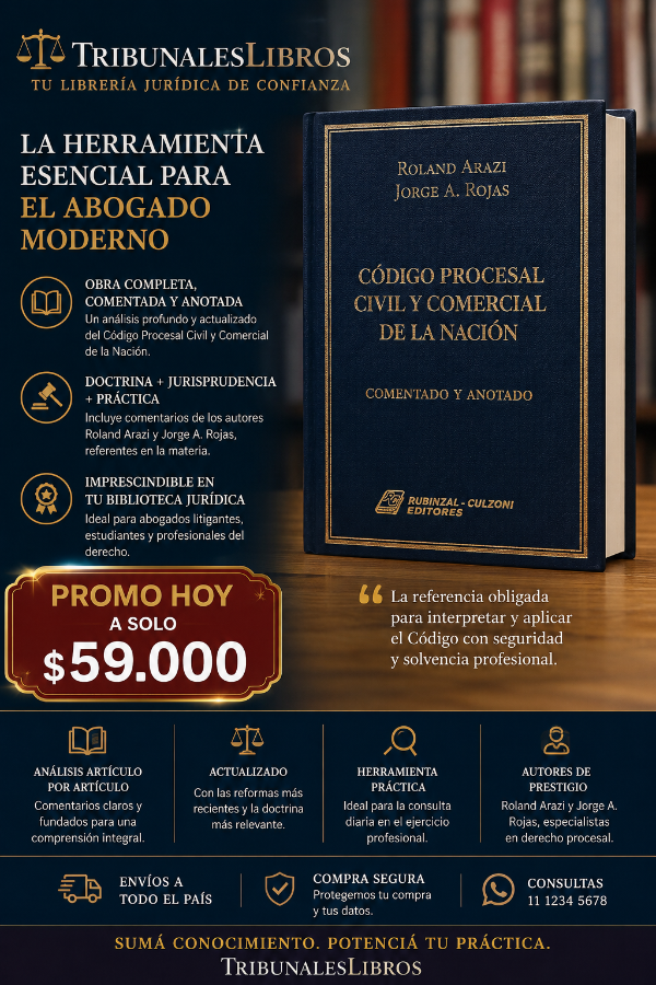 Producto - Código procesal civil y comercial ARAZI . Comentado y Anotado.