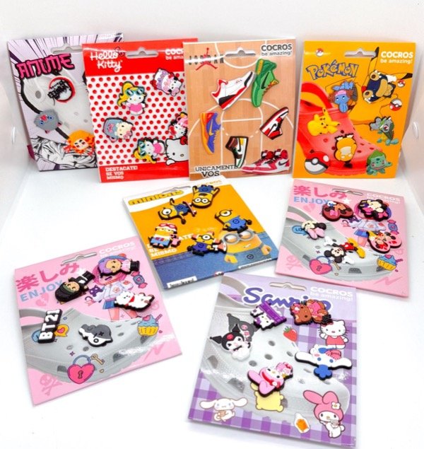 Producto - Pines para crocs II surtidos caja x24u (50 modelos)