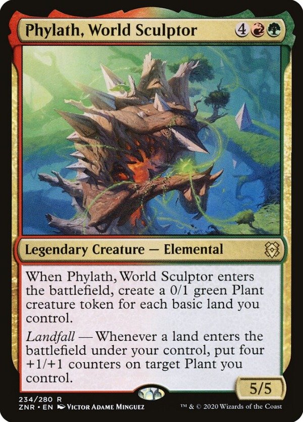 Producto - Phylath, World Sculptor #234  Zendikar Rising