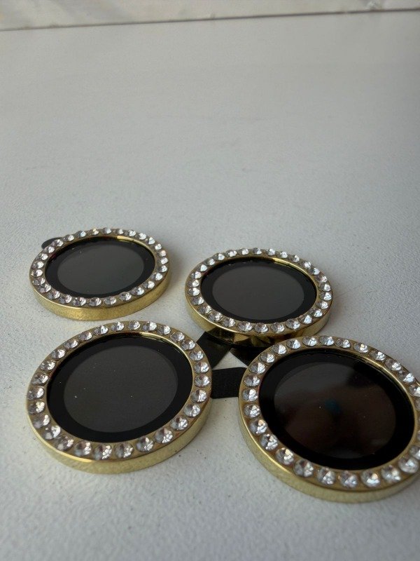 Producto - Vidrios templados para camaras con strass Redmi NOTE 14 PRO dorado