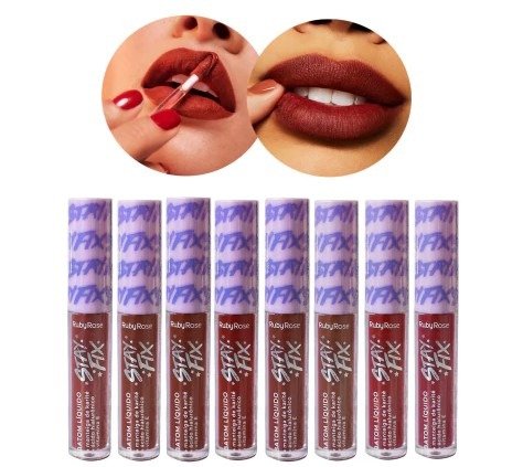 Producto - Labial Líquido Mate STAY FIX-Ruby Rose