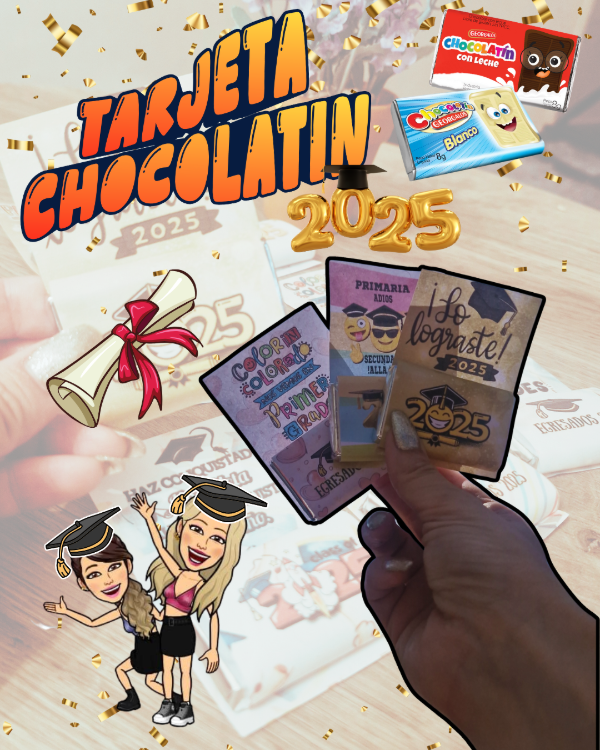 Producto - TARJETA EGRESADOS CHOCOLATÍN