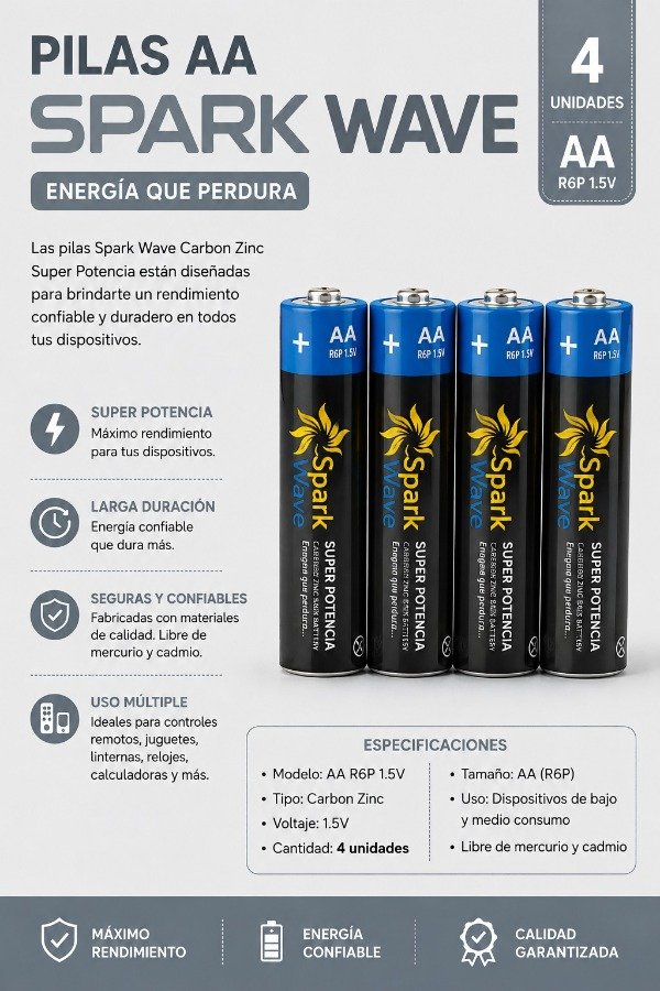 Producto - Pilas AA