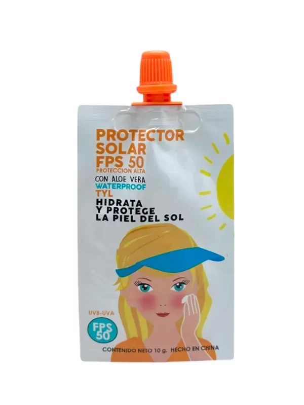 Producto - Protector solar FPS 50 en sobre LM 1/26