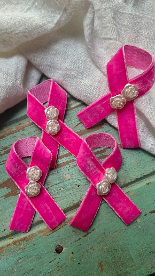 Producto - Prendedor Lazo Rosa Amor - 1