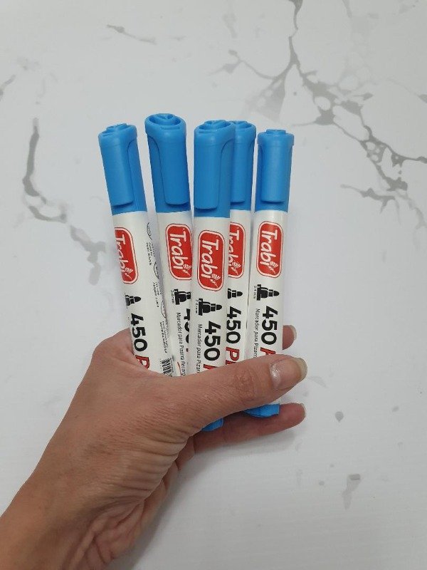 Producto - Marcador para Pizarra Trabi Celeste