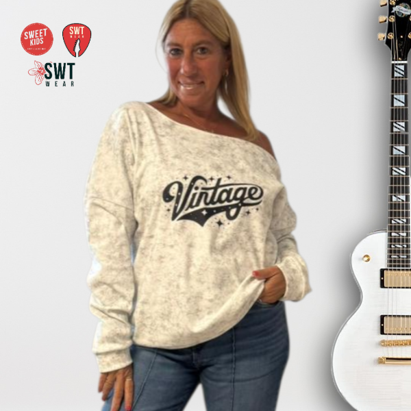 Producto - Buzo Darlon HOMBRO CAIDO ESTAMPADO VINTAGE Hasta Talle 8