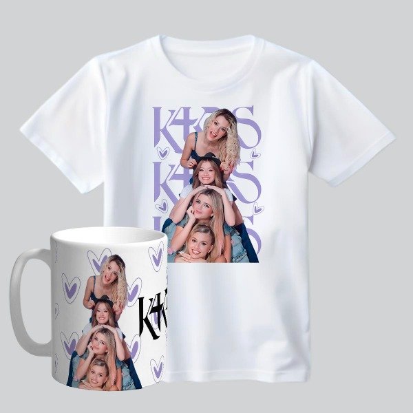 Producto - Combo de Remera con Taza Plástica: K4os