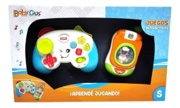 Producto - JOYSTICK CELULAR INTERACTIVO CON LUZ, SONIDO Y MELODÍA