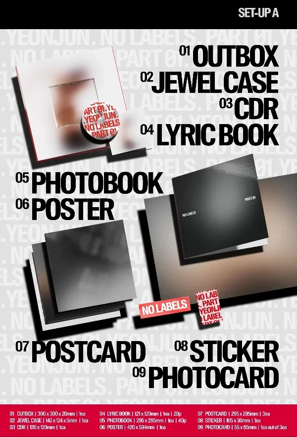 Producto - YEONJUN (TXT) - No Labels: Part 01 (Set-Up A ver.)