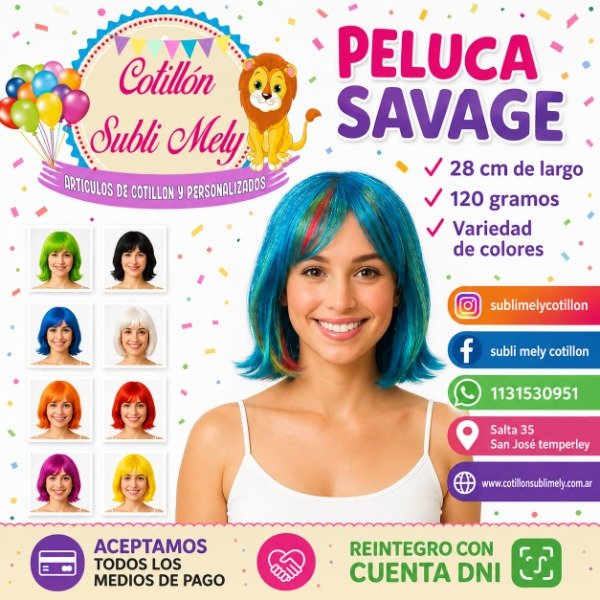Producto - PELUCA 120 GRS. SAVAGE