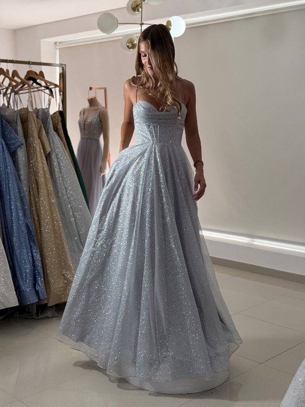 Producto - Vestido Rivoly plateado