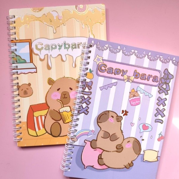 Producto - Cuaderno A5 Capybara rayas