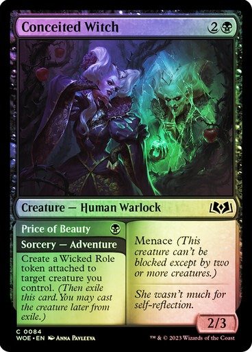 Producto - Conceited Witch Foil  Wilds of Eldraine