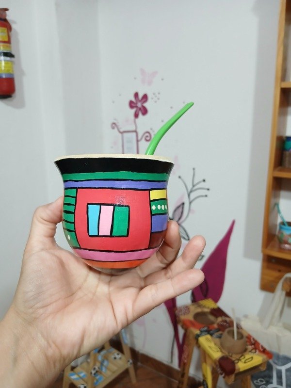 Producto - Mate de calabaza "ARTE" - 3