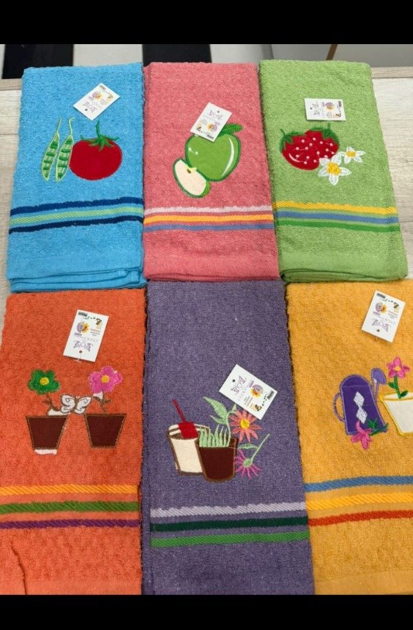 Producto - REPASADOR LUCKY BORDADO DOCENA