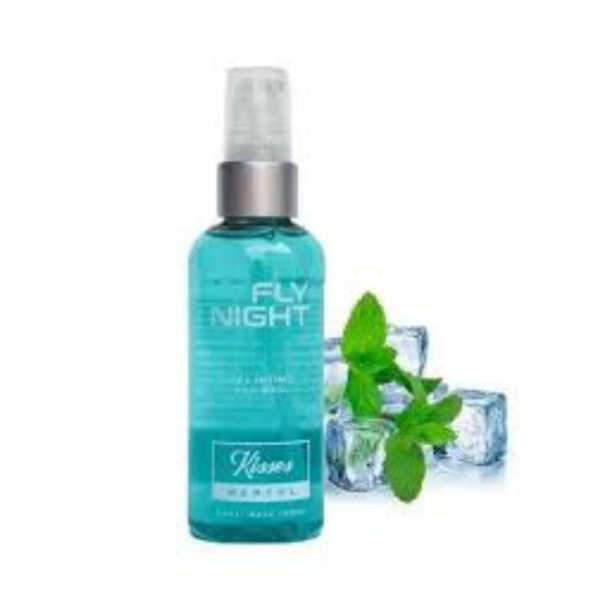 Producto - Gel Lubricante comestible Kisses Fly Night sabor a Menta 100ml