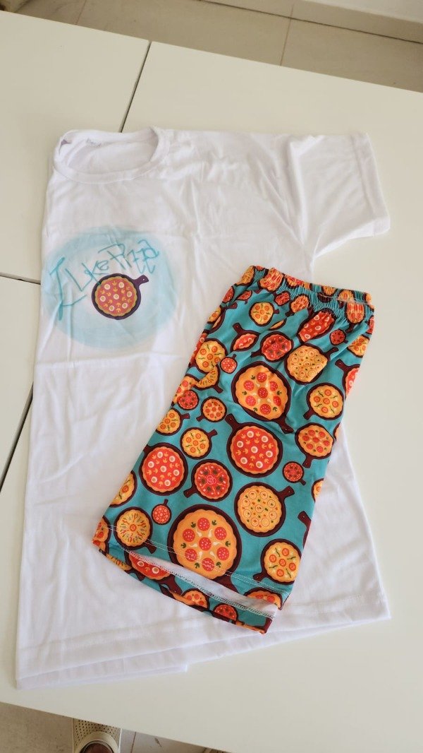 Producto - Pijama corto pizza