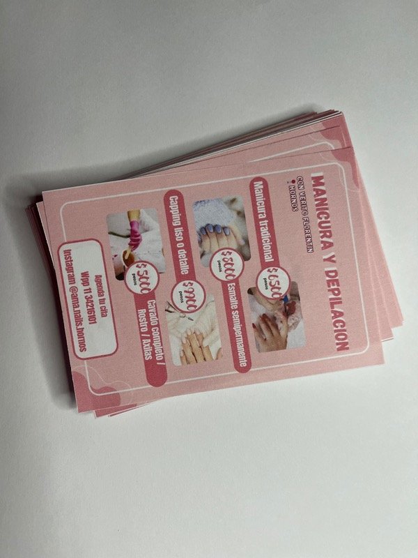 Producto - folletos x100 unid 10x7