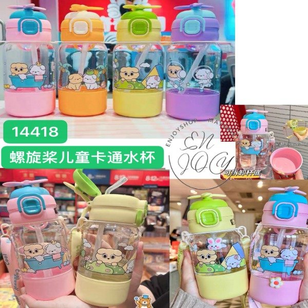 Producto - BOTELLA DE AGUA INFANTIL TAPA CON HELICE