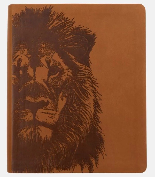 Producto - BIBLIA DE APUNTES NTV - Imitación Piel Marrón LEÖN - 1