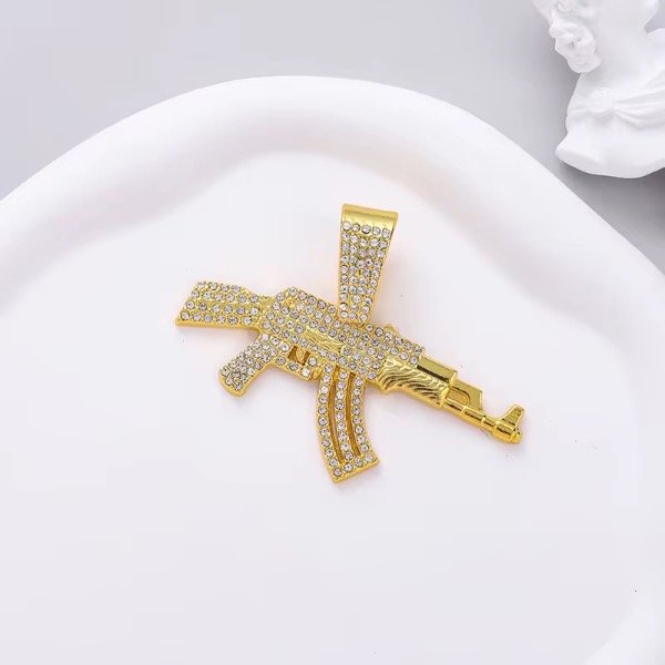 Producto - DIJE AK-47 ORO