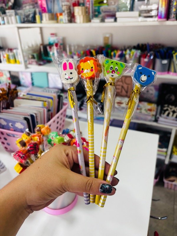 Producto - Lápiz negro con goma formita