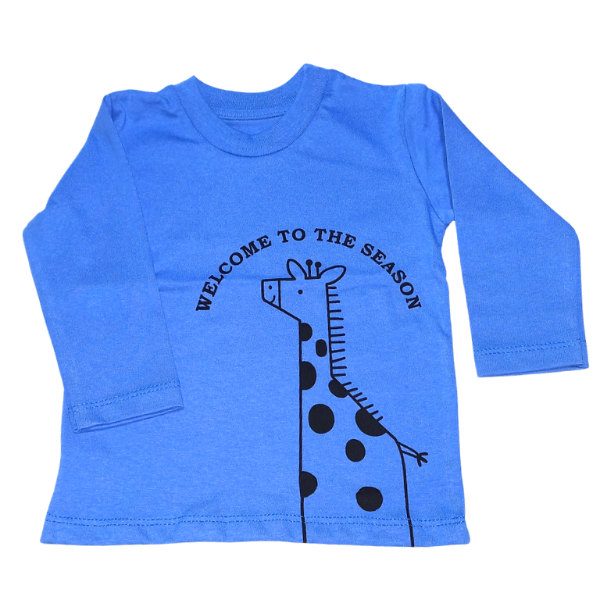 Producto - Remera jirafa azul