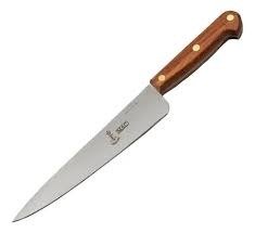 Producto - Cuchillo Carnicero Eskilstuna Acero Inoxidable - Mango de Madera