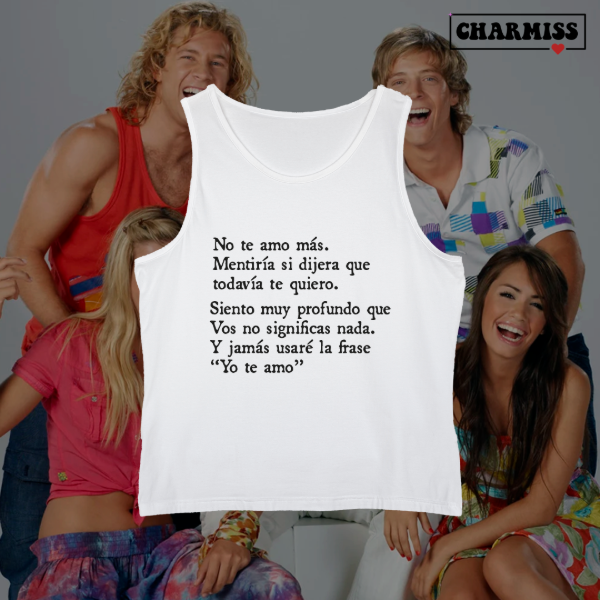 Producto - TANK TOP- No te amo mas...