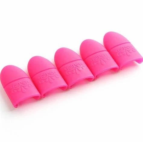 Producto - Capuchones reutilizables para retirar esmaltado semi y uñas x5